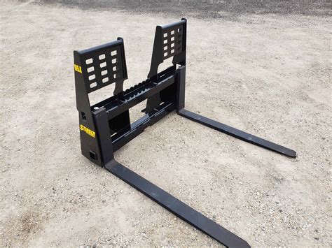 heavy duty pallet forks for skid steer|skid steer fork lift attachment.